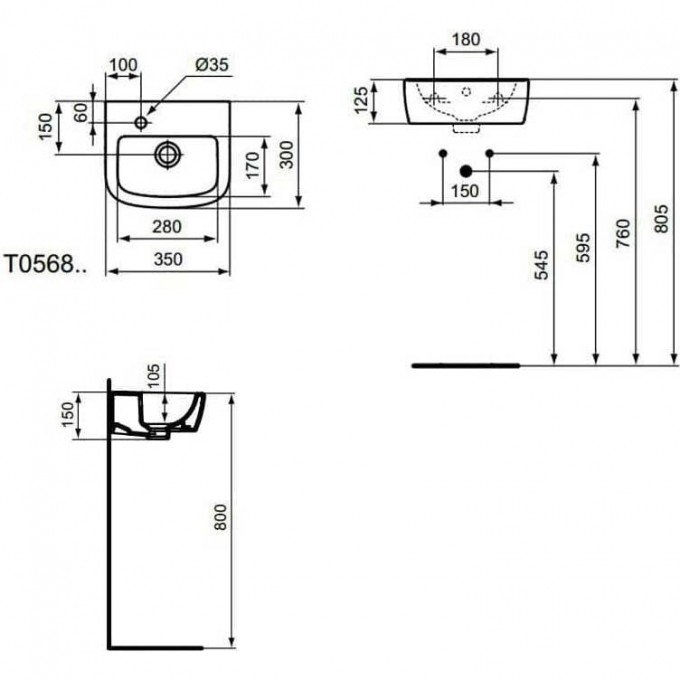 Раковина стандарт. Раковина 50 см ideal Standard tempo t 0565. Раковина 50 см ideal Standard tempo t 0566. Раковина 55 см ideal Standard moments k 0719. T056701 tempo умывальник 40 см.